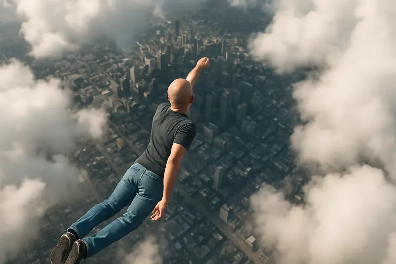 Volar en un sueño lúcido